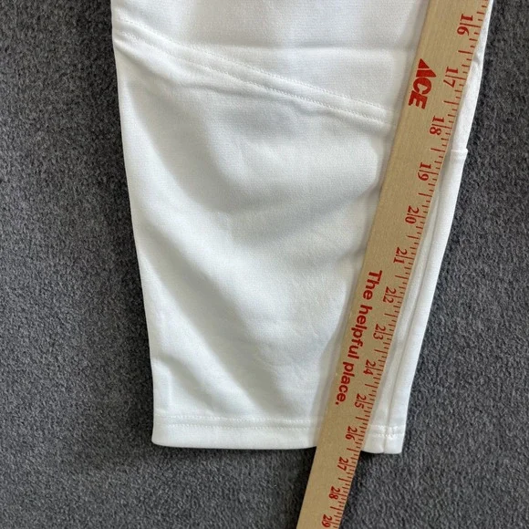 Nike Boys Vapor Select Full Length Piped Baseball Pants White Green L BQ6426-111 - Picture 11 of 16